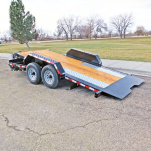 A Snake River Flat Deck Trailer Model