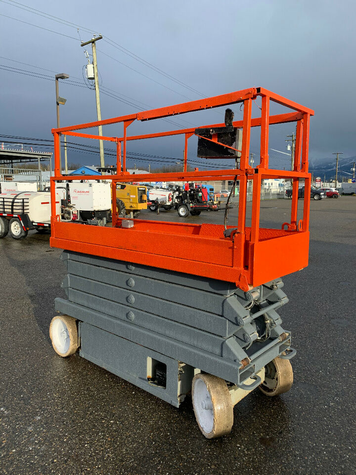 2015-Skyjack-SJ3219-ElectricScissorLift19ft-7.5k A 2015 Skyjack SJ3219 Electric Scissor Lift for sale that was previously sold by Thomcat Equipment in Victoria, BC