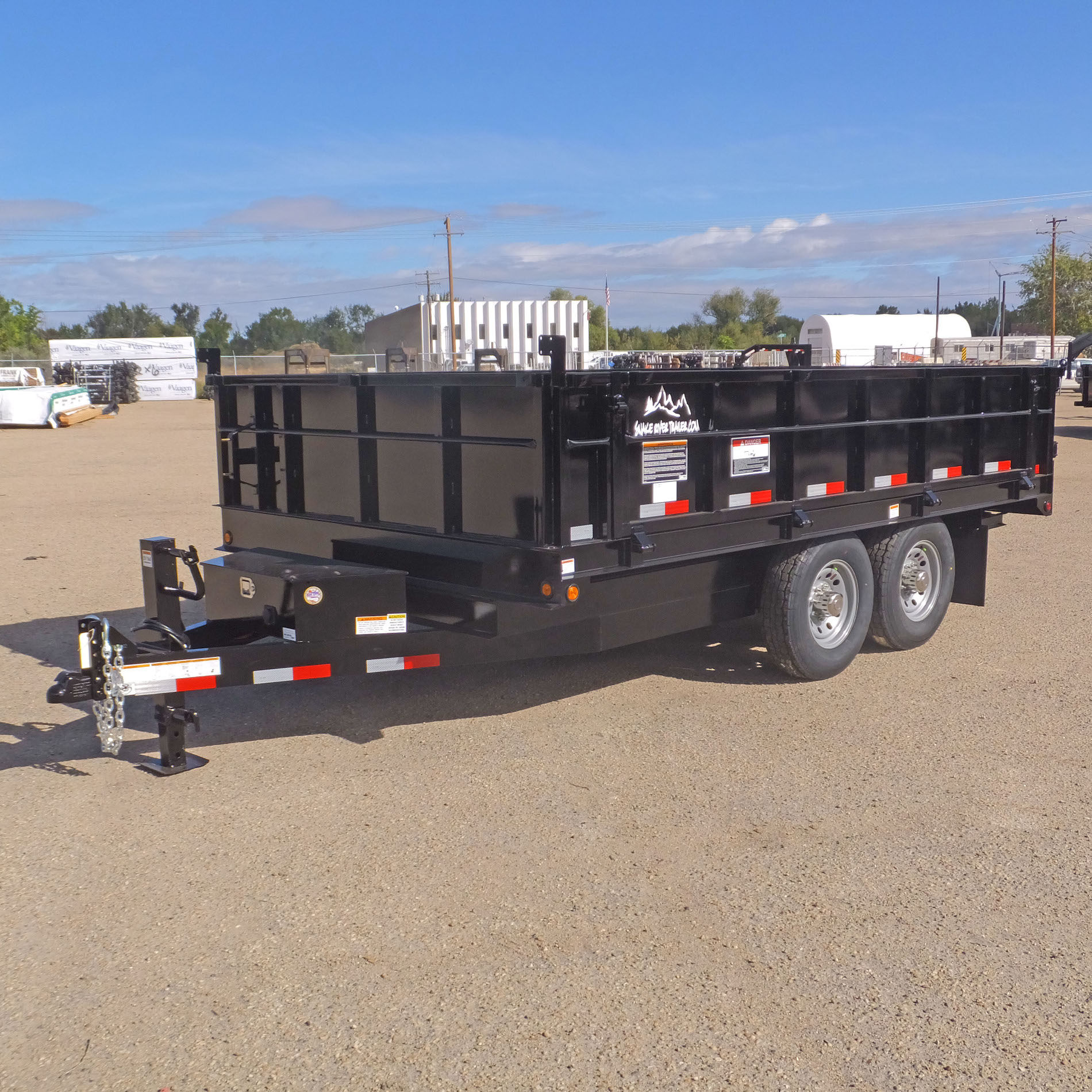 8ft-wide-14k-dump-trailer-snake-river Snake River 8ft Wide 14K Dump Trailer