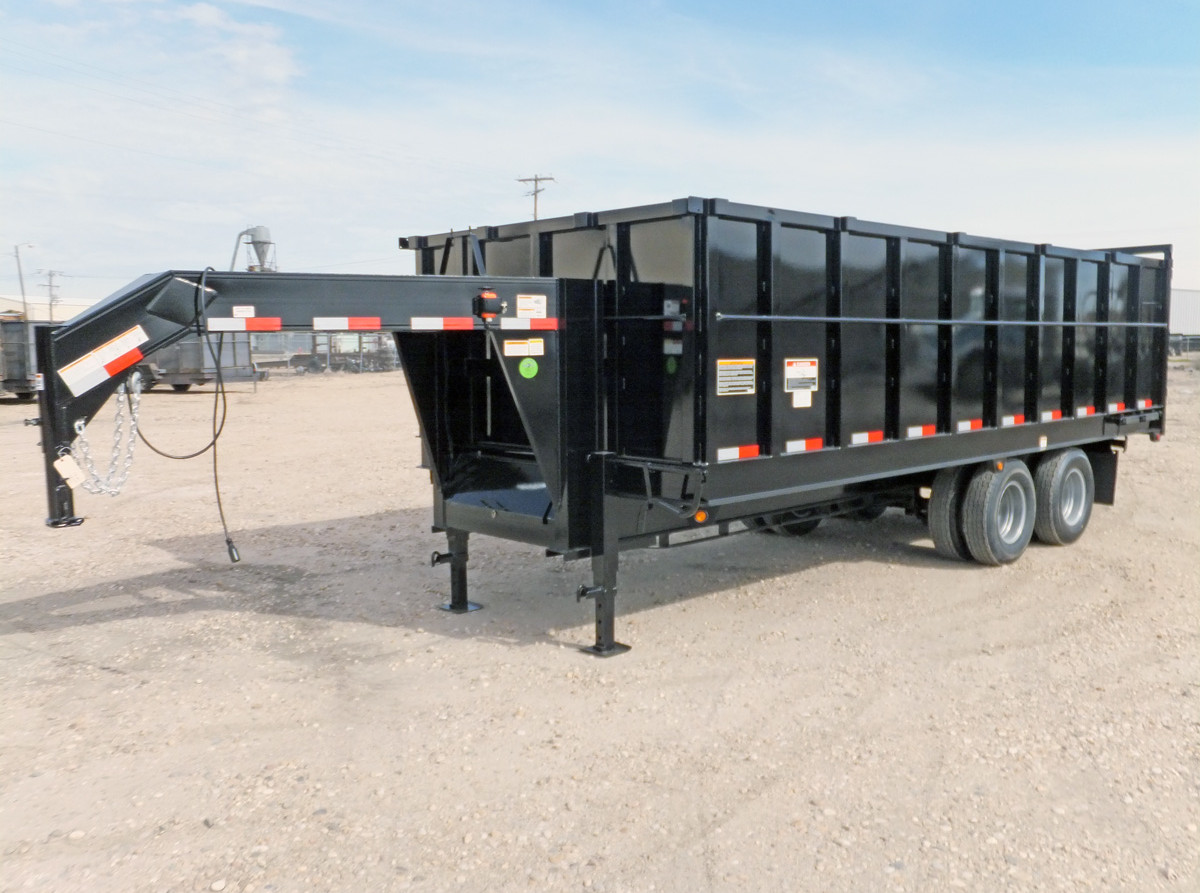 8ft-wide-20K-dump-trailer-snake-river Snake River 8ft Wide 20K dump trailer