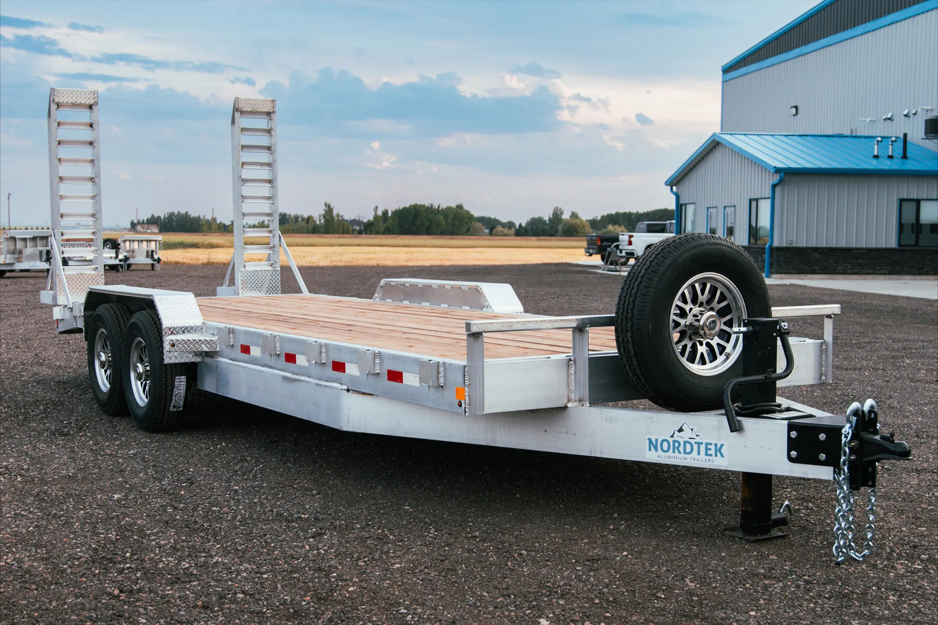 Nordtek-14K-Equipment-Trailer Nordtek 14K Equipment Flat Deck Trailer