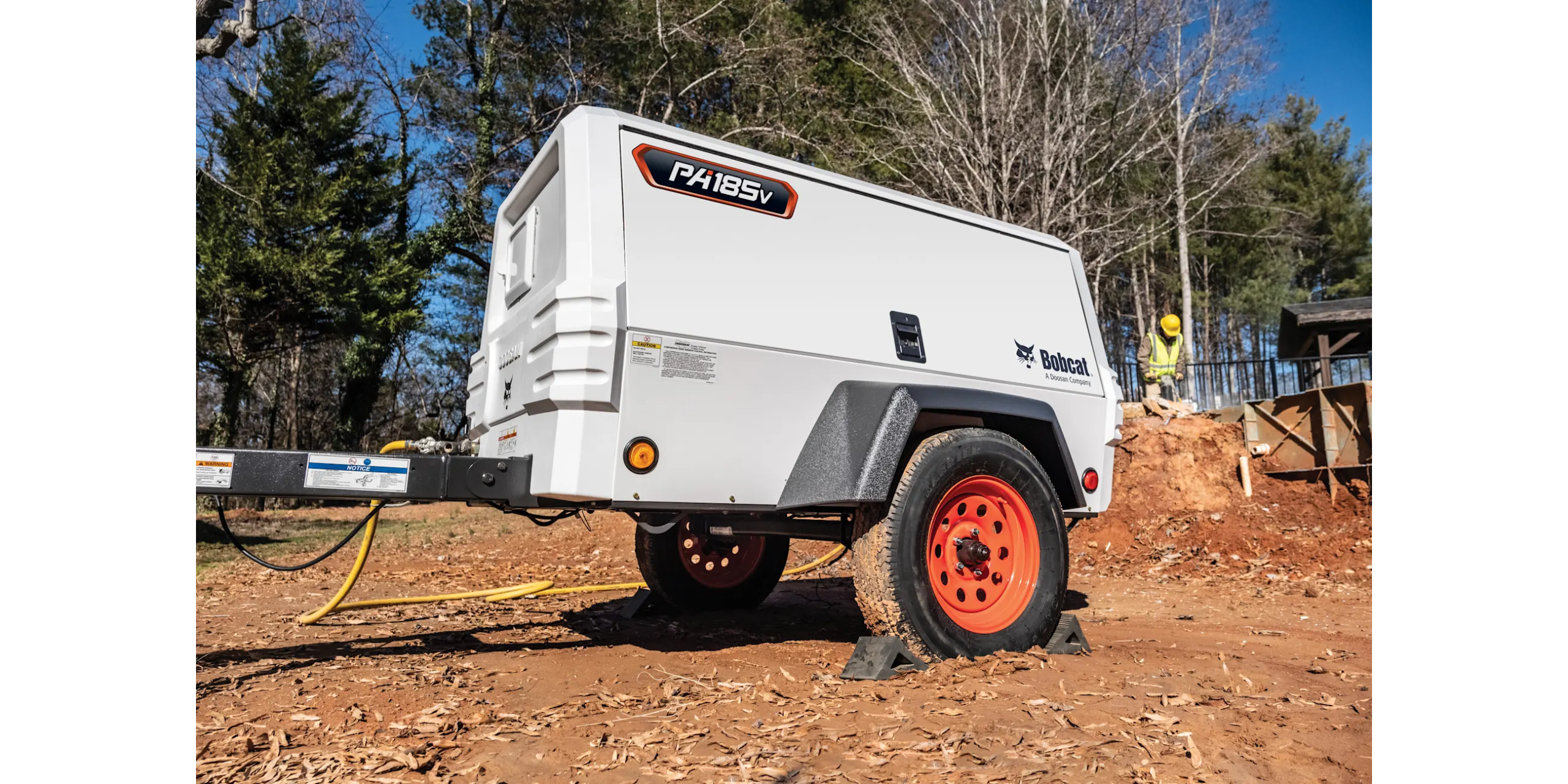 bobcat-pa185v-towable-air-compressor A Bobcat PA185V towable air compressor. Image provided by the manufacturer.